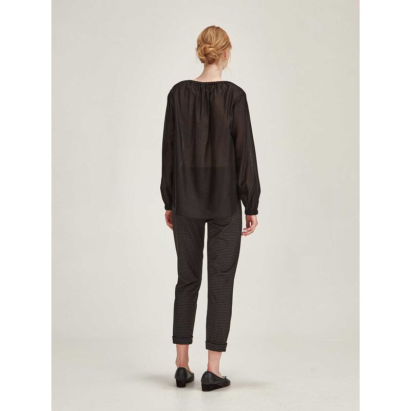 Sills Charcoal Check Hepburn Pant image number 1